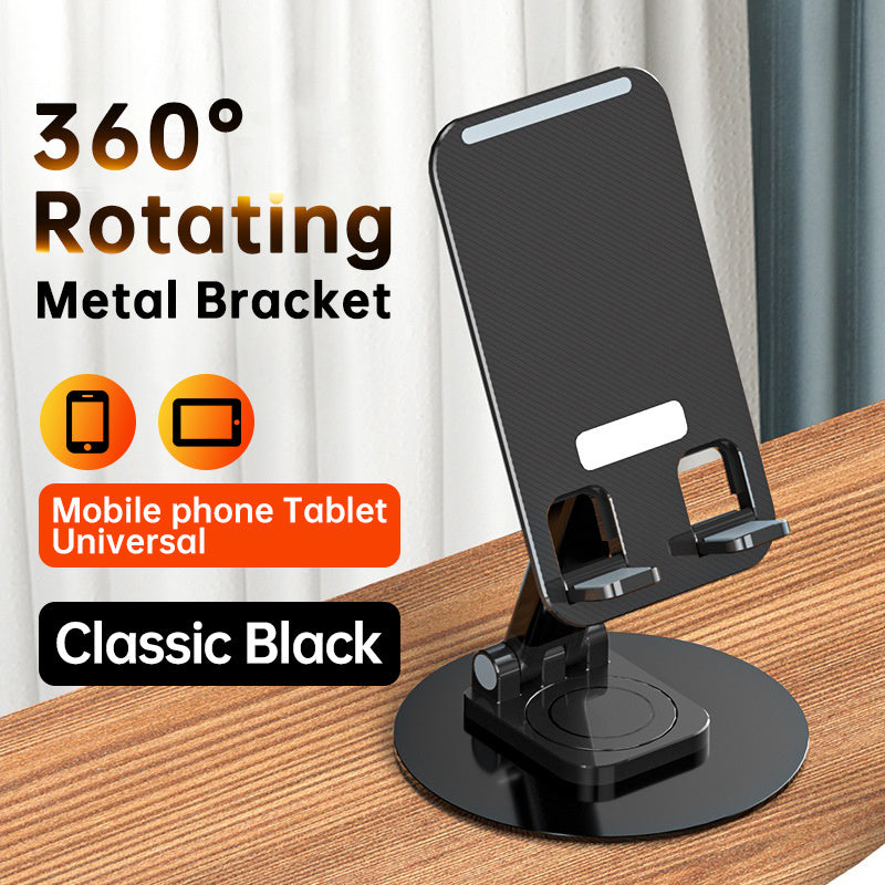 Foldable Cell Phone Stand, C4 Portable Aluminum Phone Holder, Adjustable Phone Dock Cradle Compatible With IPhone 14,13,12,11 Pro Max, Samsung Galaxy, Small Tablets And Other Phones