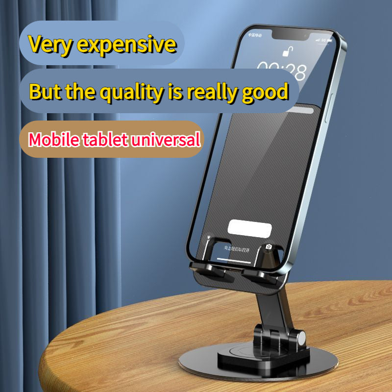 Foldable Cell Phone Stand, C4 Portable Aluminum Phone Holder, Adjustable Phone Dock Cradle Compatible With IPhone 14,13,12,11 Pro Max, Samsung Galaxy, Small Tablets And Other Phones