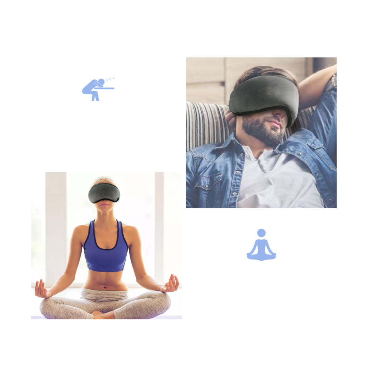 EZ Sleep Eye Blind Fold with Bluetooth Music